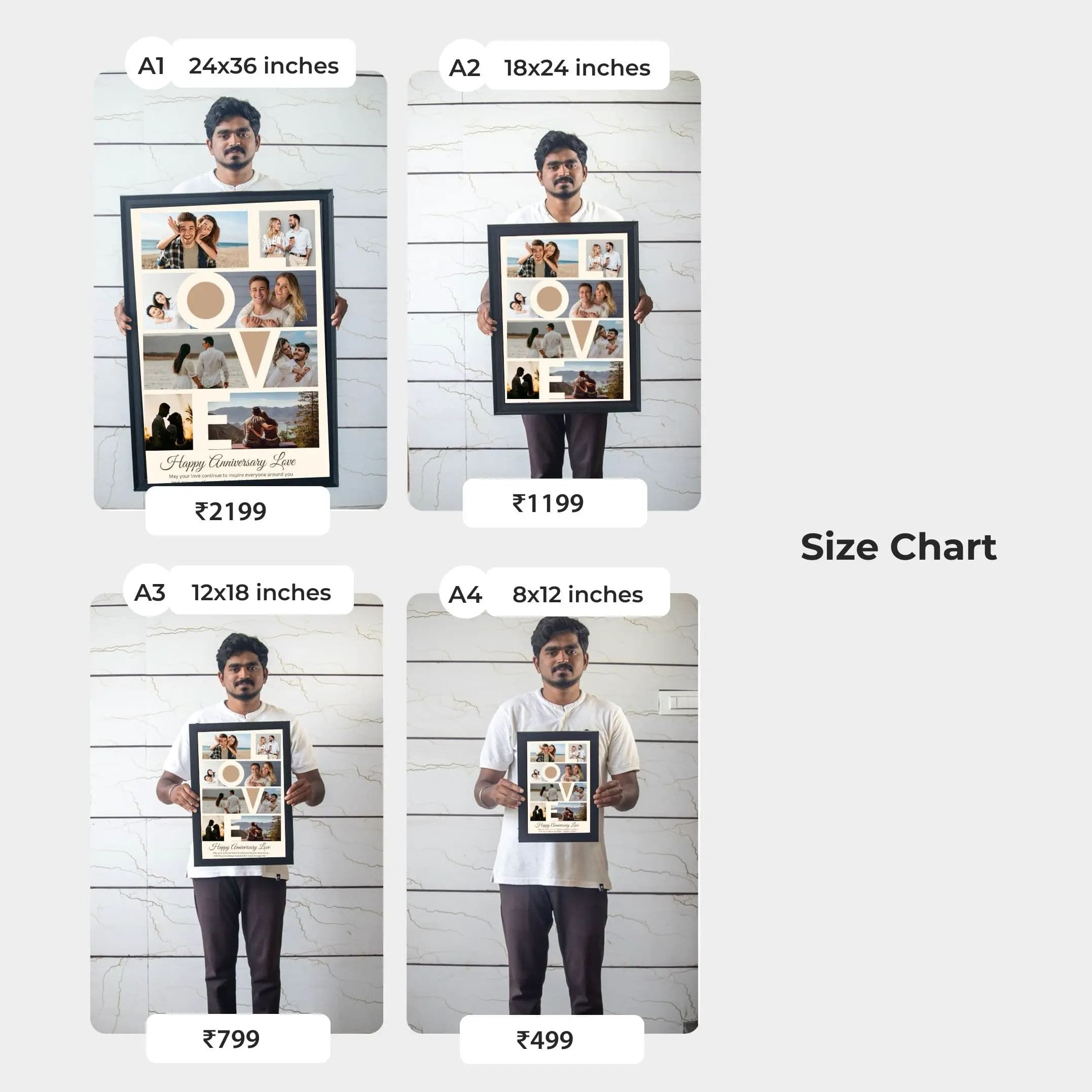 Anniversary Collage Frame - with Text - Image 3