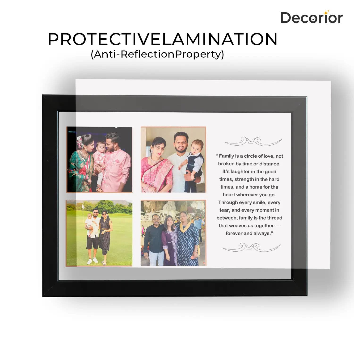 Family Collage Frame with Custom Text - Image 4