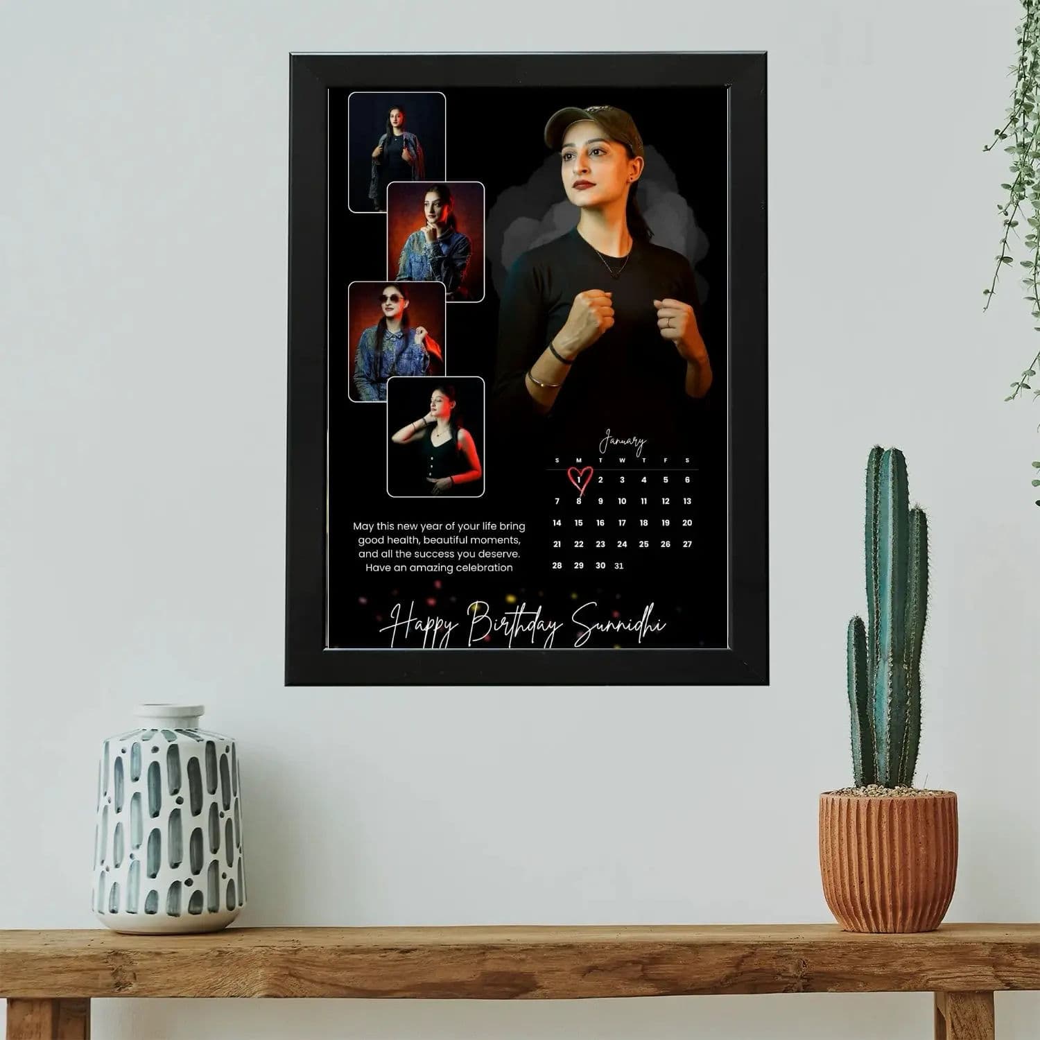 Trending Birthday Photo Frame - Wishes, Date, Name - Image 1